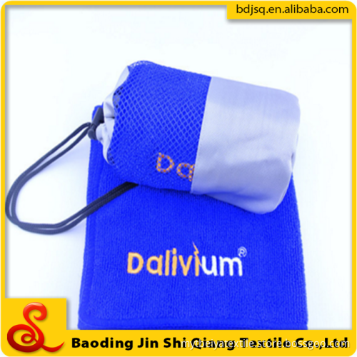 Custom Embroidery 80% Polyester 20% Polyamide Microfiber Sports Towel With Logo